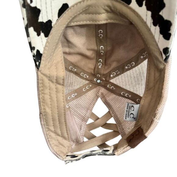 C.C. Exclusives Cowgirl Couture Cattle Ranch Rugged Western Woman's Ballcap - Picture 4 of 5